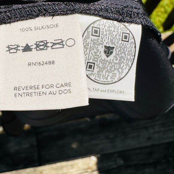 Lita 100% Silk black spaghetti strap dress XS. MSRP $248 NWT luxury - Picture 2 of 7